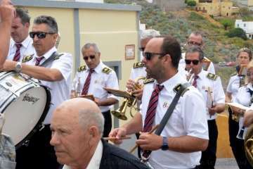 Misa y procesión del Sagrado Corazón de Jesús en La Higuera Canaria (Foto Francisco Javier Santana)